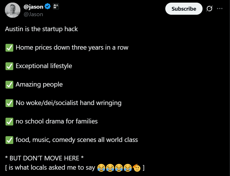 Jason Calacanis tweet