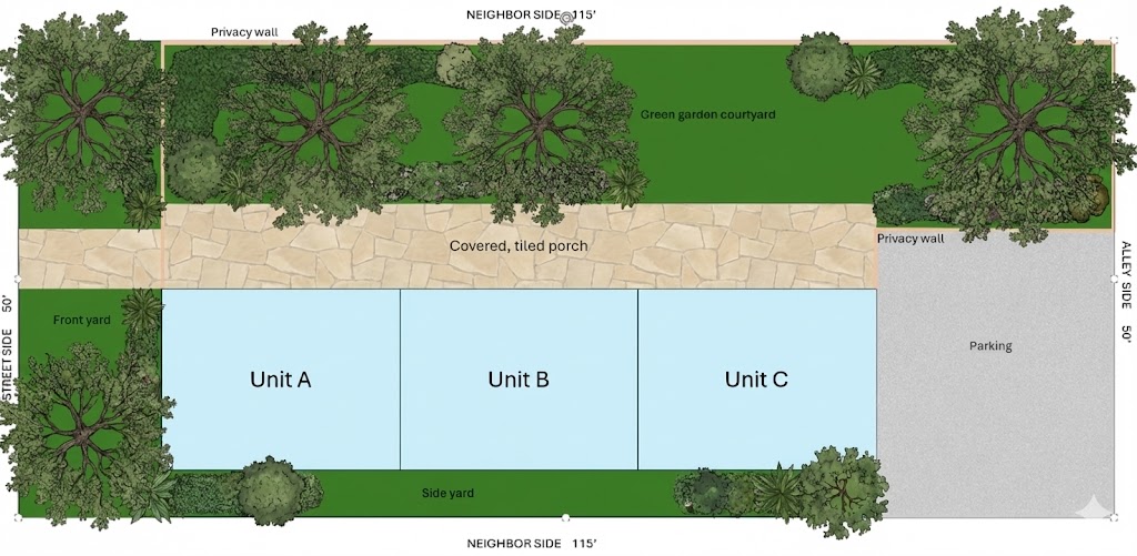Casa Chorizo site plan